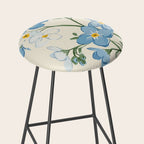 Wildflower Garden in Soft Tones Stool Gallery Image 2