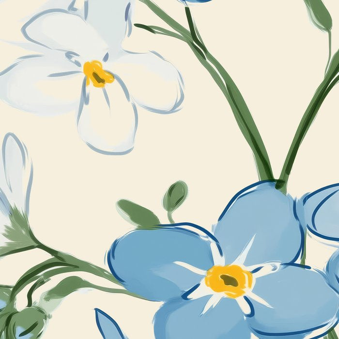 Wildflower Garden in Soft Tones Coffee Mug Gallery Image 2