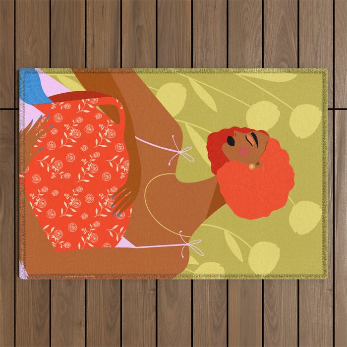 Vessel and Bloom Outdoor Rug Gallery Image 1