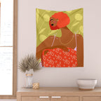 Vessel and Bloom Wall Tapestry Gallery Image 2