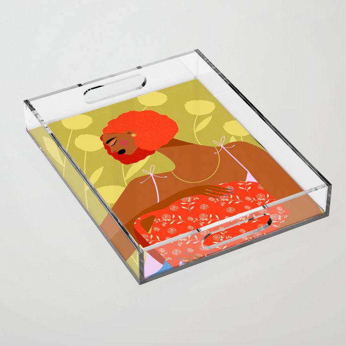 Vessel and Bloom Acrylic Tray Gallery Image 1