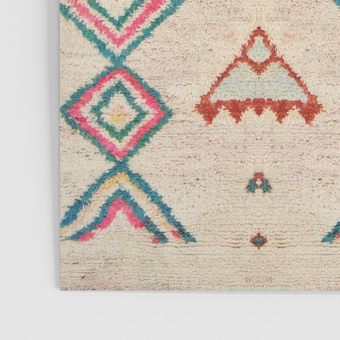 Vintage Moroccan Berber Carpet Poster Gallery Image 3