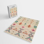 Vintage Moroccan Berber Carpet Jigsaw Puzzle Gallery Image 2