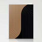 Two Tone Line Curvature XXXVI Stationery Card Gallery Image 2