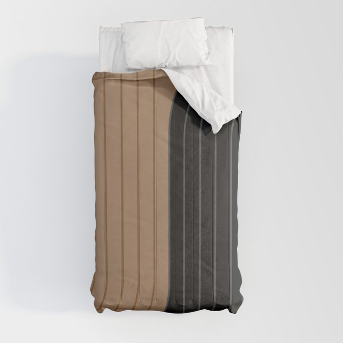 Two Tone Line Curvature XXXVI Comforter Gallery Image 4