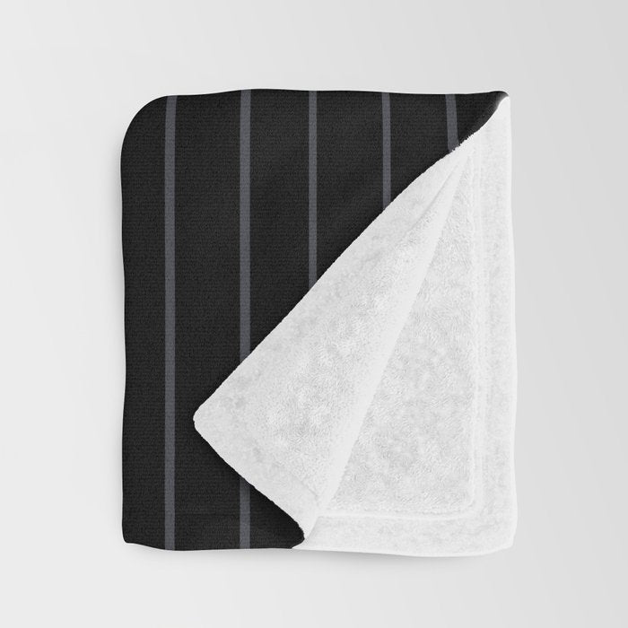 Two Tone Line Curvature XXXVI Throw Blanket Gallery Image 3