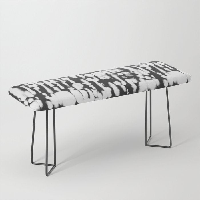 Inky Inverse Black and White Bench Gallery Image 1