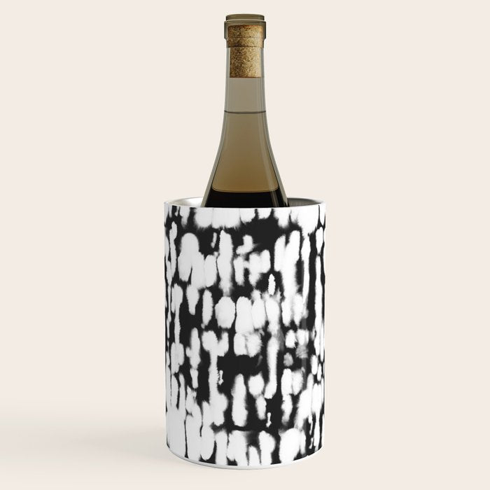 Inky Inverse Black and White Wine Chiller Gallery Image 1