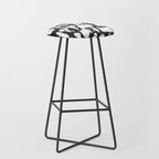 Inky Inverse Black and White Stool Gallery Image 1