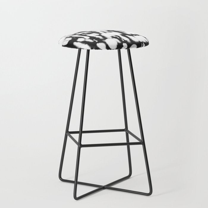 Inky Inverse Black and White Stool Gallery Image 1