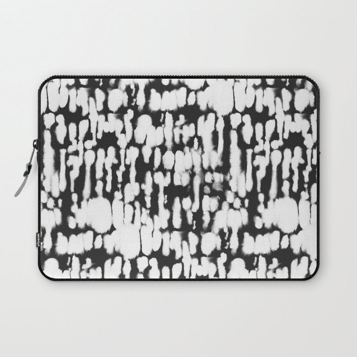Inky Inverse Black and White Laptop Sleeve Gallery Image 1