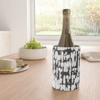 Inky Inverse Black and White Wine Chiller Gallery Image 4