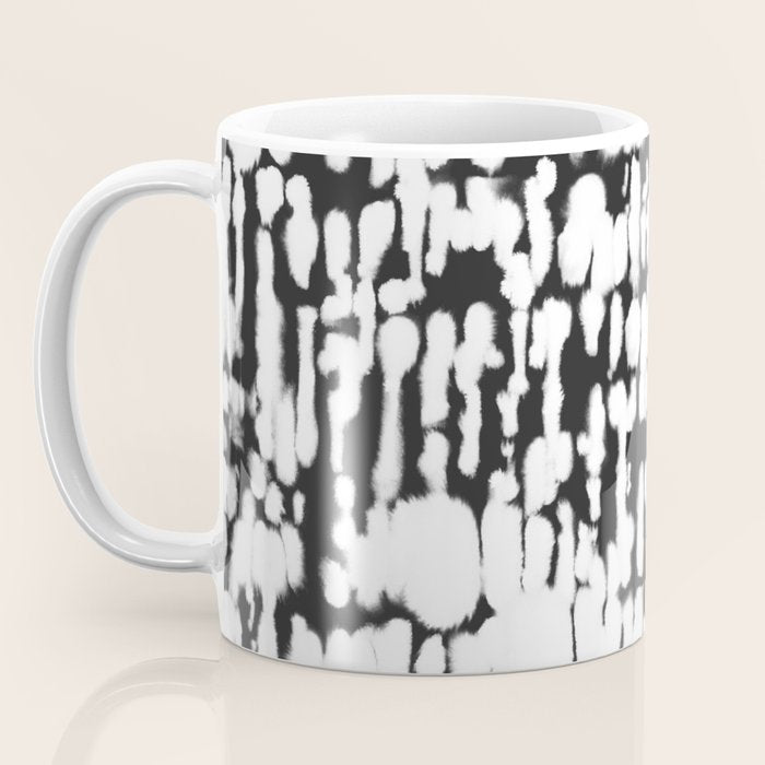 Inky Inverse Black and White Coffee Mug Gallery Image 3