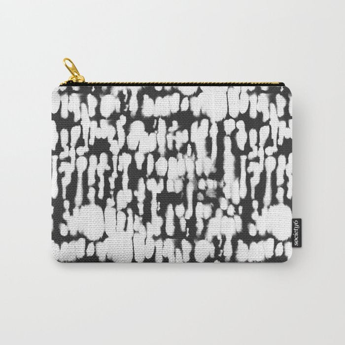 Inky Inverse Black and White Carry All Pouch Gallery Image 1