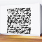 Inky Inverse Black and White Wall Mural Gallery Image 2