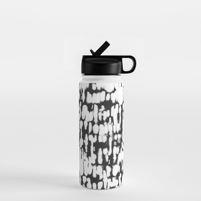 Inky Inverse Black and White Water Bottle Gallery Image 1