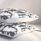 Inky Inverse Black and White Pillow Sham Gallery Image 3