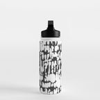 Inky Inverse Black and White Water Bottle Gallery Image 3