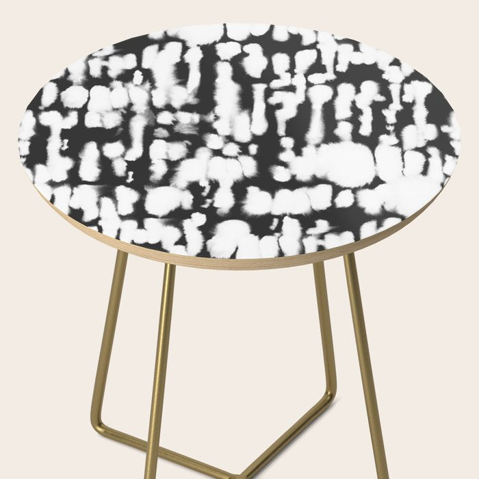 Inky Inverse Black and White Side Table Gallery Image 2