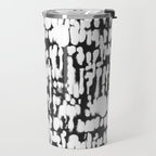 Inky Inverse Black and White Travel Mug Gallery Image 2