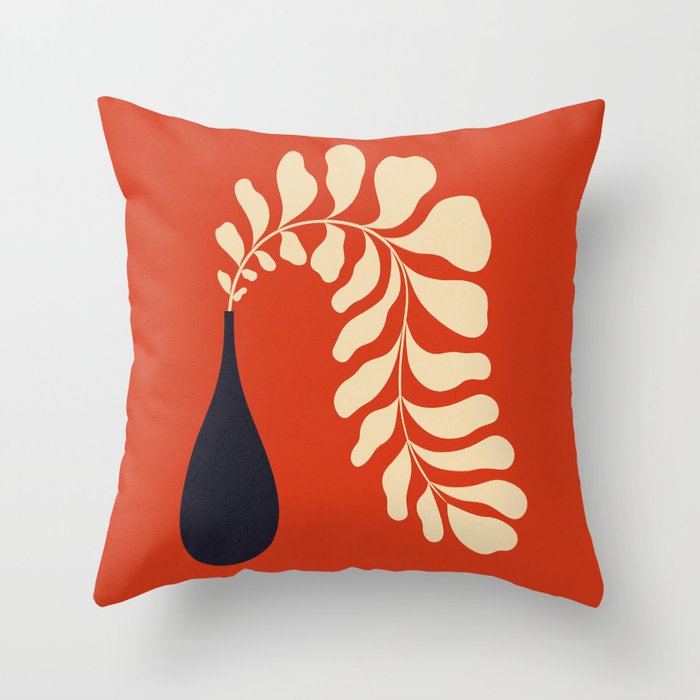 Lazy Plant #2 Throw Pillow Gallery Image 6