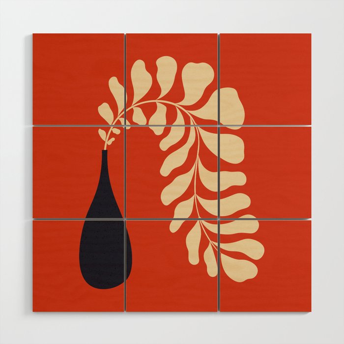 Lazy Plant #2 Wood Wall Art Gallery Image 1