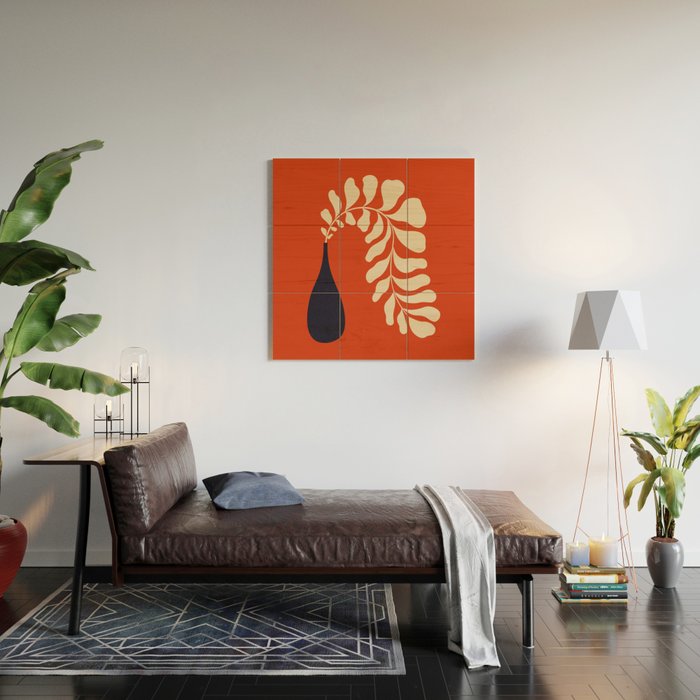 Lazy Plant #2 Wood Wall Art Gallery Image 2