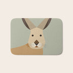 Whimsy European Hare Bath Mat Gallery Image 1