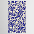 Playful strokes #2 / Blue on Beige Tablecloth Gallery Image 2