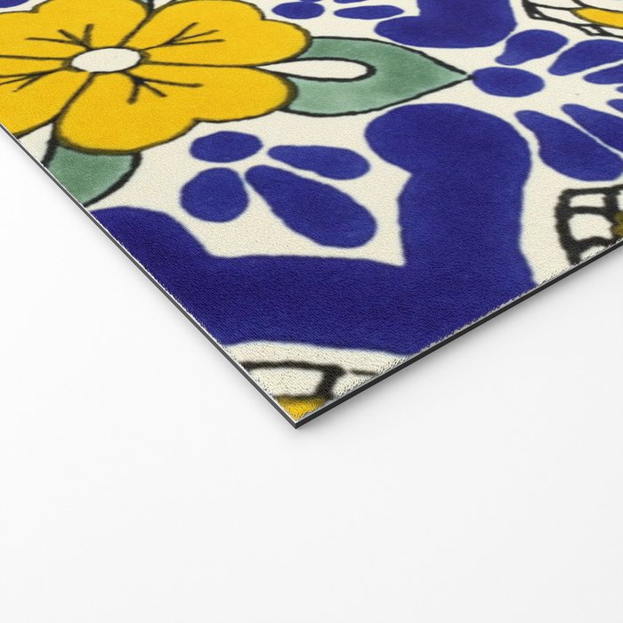 talavera mexican tile in blu and yellow Welcome Mat Gallery Image 2