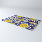 talavera mexican tile in blu and yellow Rug Gallery Image 3