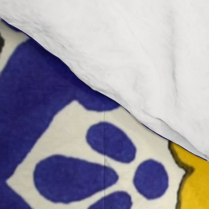 talavera mexican tile in blu and yellow Comforter Gallery Image 4