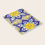 talavera mexican tile in blu and yellow Notebook Gallery Image 2