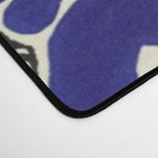 talavera mexican tile in blu and yellow Desk Mat Gallery Image 4