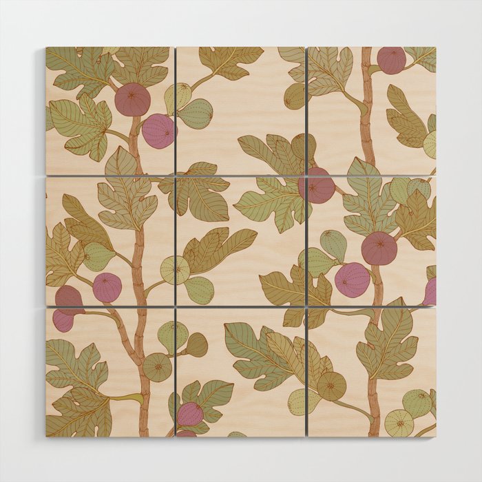 Fig Trees Wood Wall Art Gallery Image 1