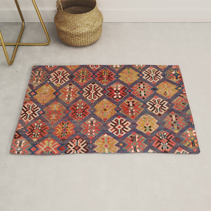 Azeri Zili Azerbaijan South Causasus Antique Rug Print Rug Gallery Image 1
