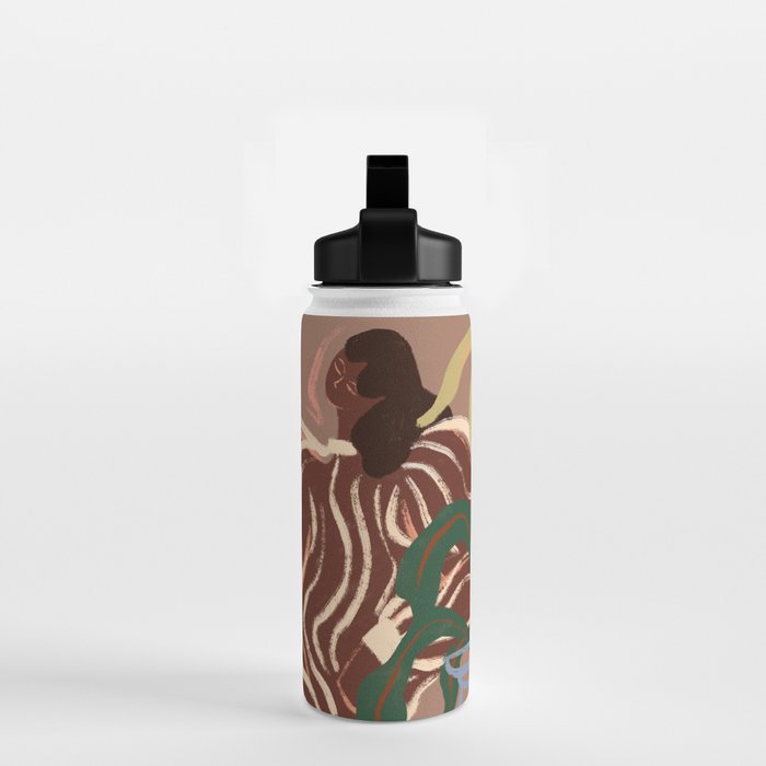 Stillness, Inspired by PANTONE 17 1230 Mocha Mousse Water Bottle Gallery Image 2