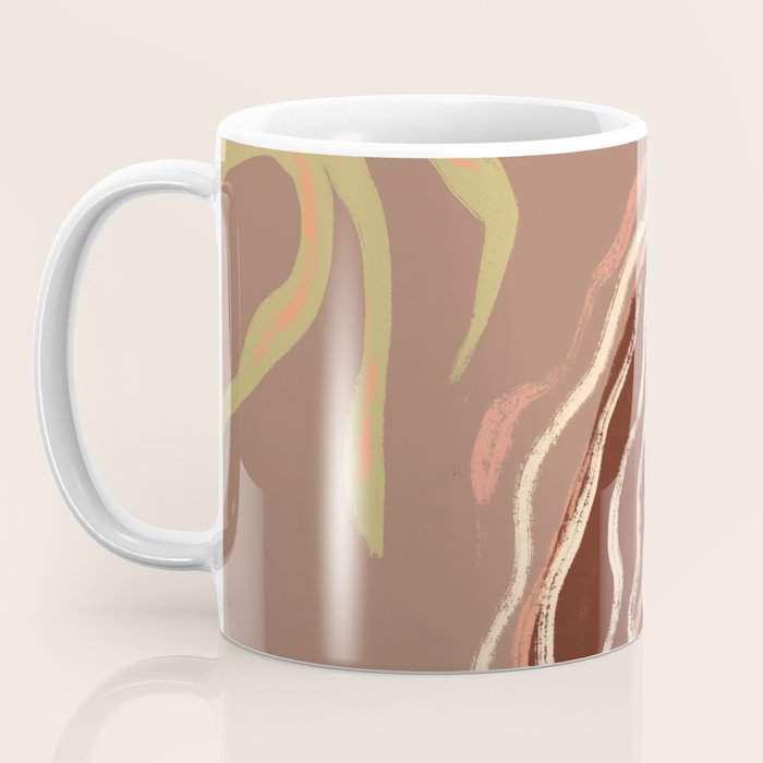 Stillness, Inspired by PANTONE 17 1230 Mocha Mousse Coffee Mug Gallery Image 3