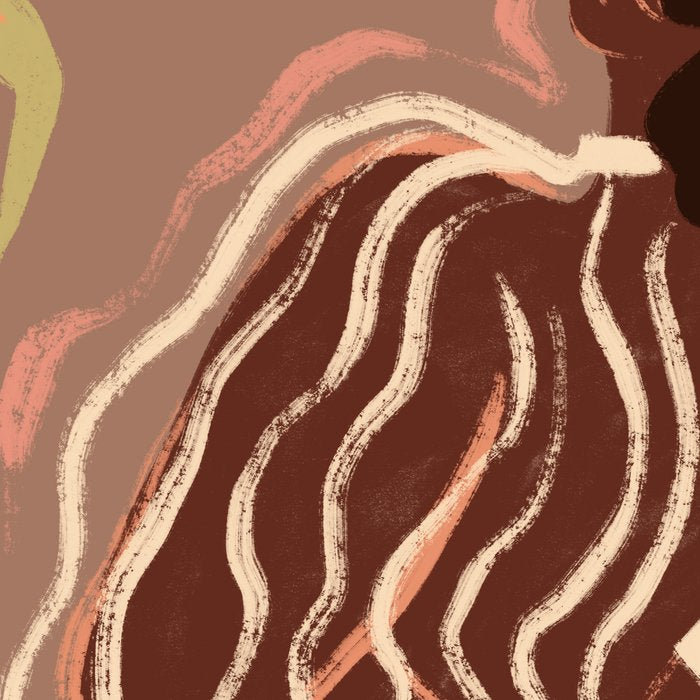 Stillness, Inspired by PANTONE 17 1230 Mocha Mousse Coffee Mug Gallery Image 2