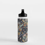 Hand Painted Floral Garden Night Water Bottle Gallery Image 3