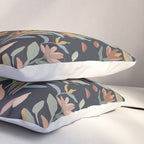 Hand Painted Floral Garden Night Pillow Sham Gallery Image 3