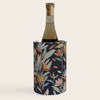 Hand Painted Floral Garden Night Wine Chiller Gallery Image 3