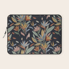 Hand Painted Floral Garden Night Laptop Sleeve Gallery Image 1