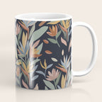 Hand Painted Floral Garden Night Coffee Mug Gallery Image 1