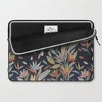 Hand Painted Floral Garden Night Laptop Sleeve Gallery Image 2