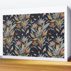 Hand Painted Floral Garden Night Wall Mural Gallery Image 2
