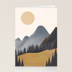 Minimalistic Landscape VI Stationery Card Gallery Image 2