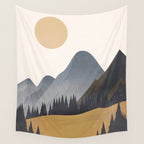 Minimalistic Landscape VI Wall Tapestry Gallery Image 4