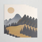 Minimalistic Landscape VI Wrapping Paper Gallery Image 3