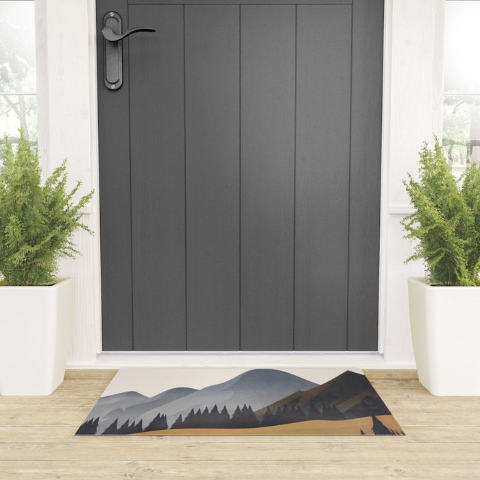 Minimalistic Landscape VI Welcome Mat Gallery Image 3